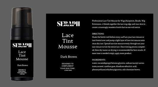 Lace tint mousse (dark brown)