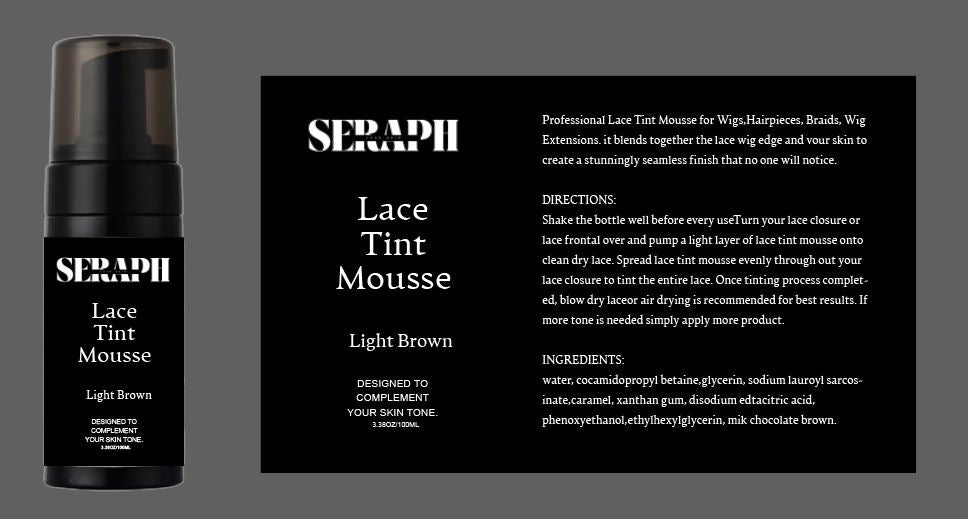 Lace tint mousse (light brown)